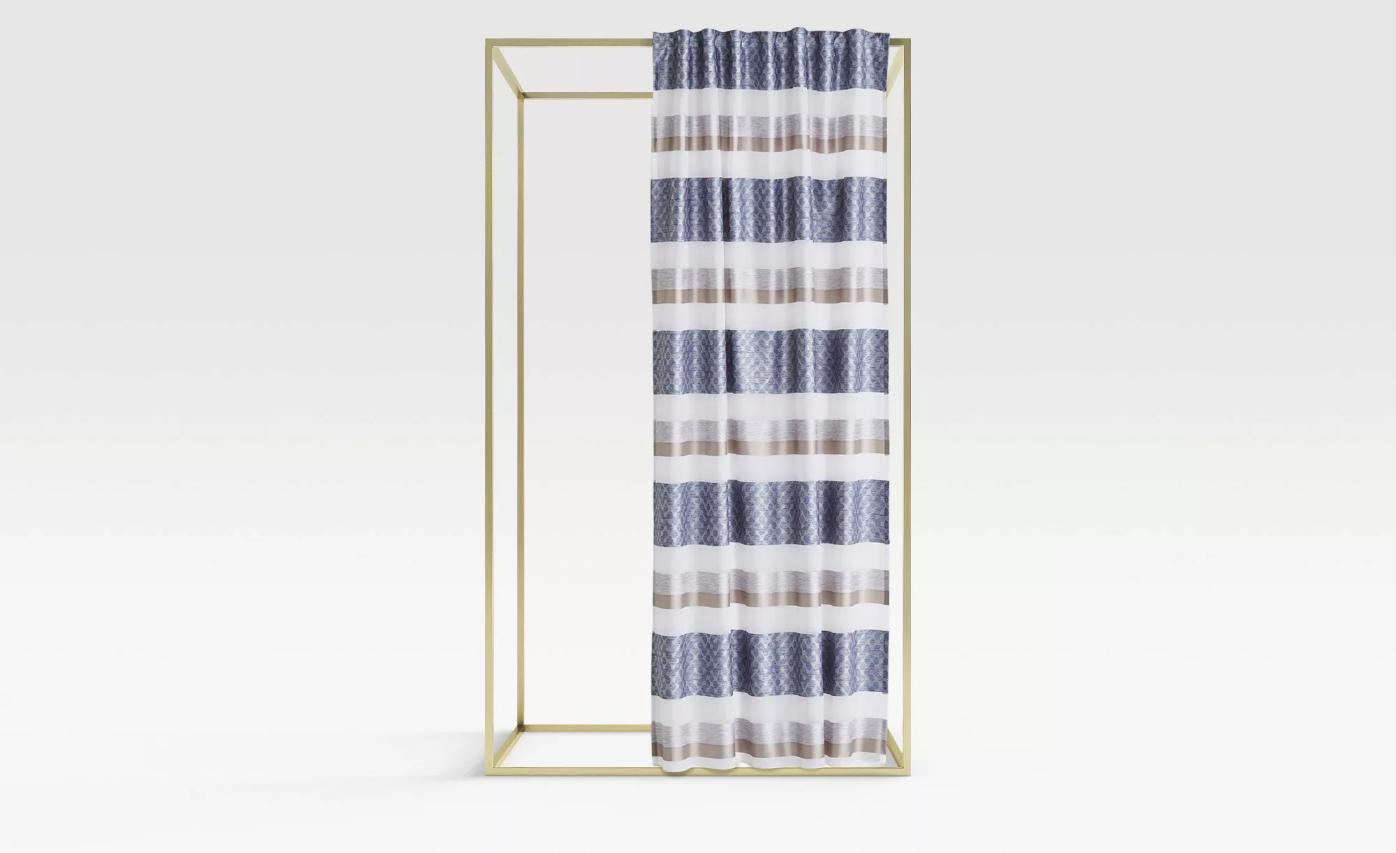 Verdeckter Schlaufenschal - blau - 100% Polyester - 145 cm - Sconto günstig online kaufen