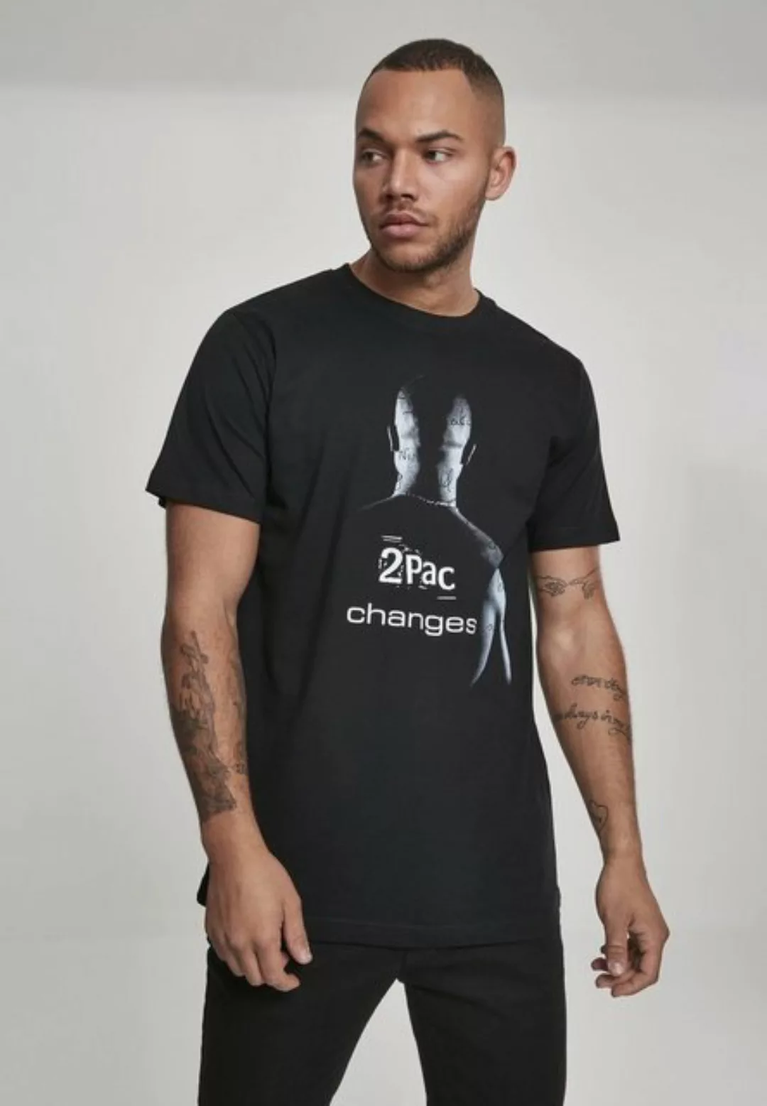 MisterTee T-Shirt "MisterTee Herren 2Pac Changes Tee" günstig online kaufen