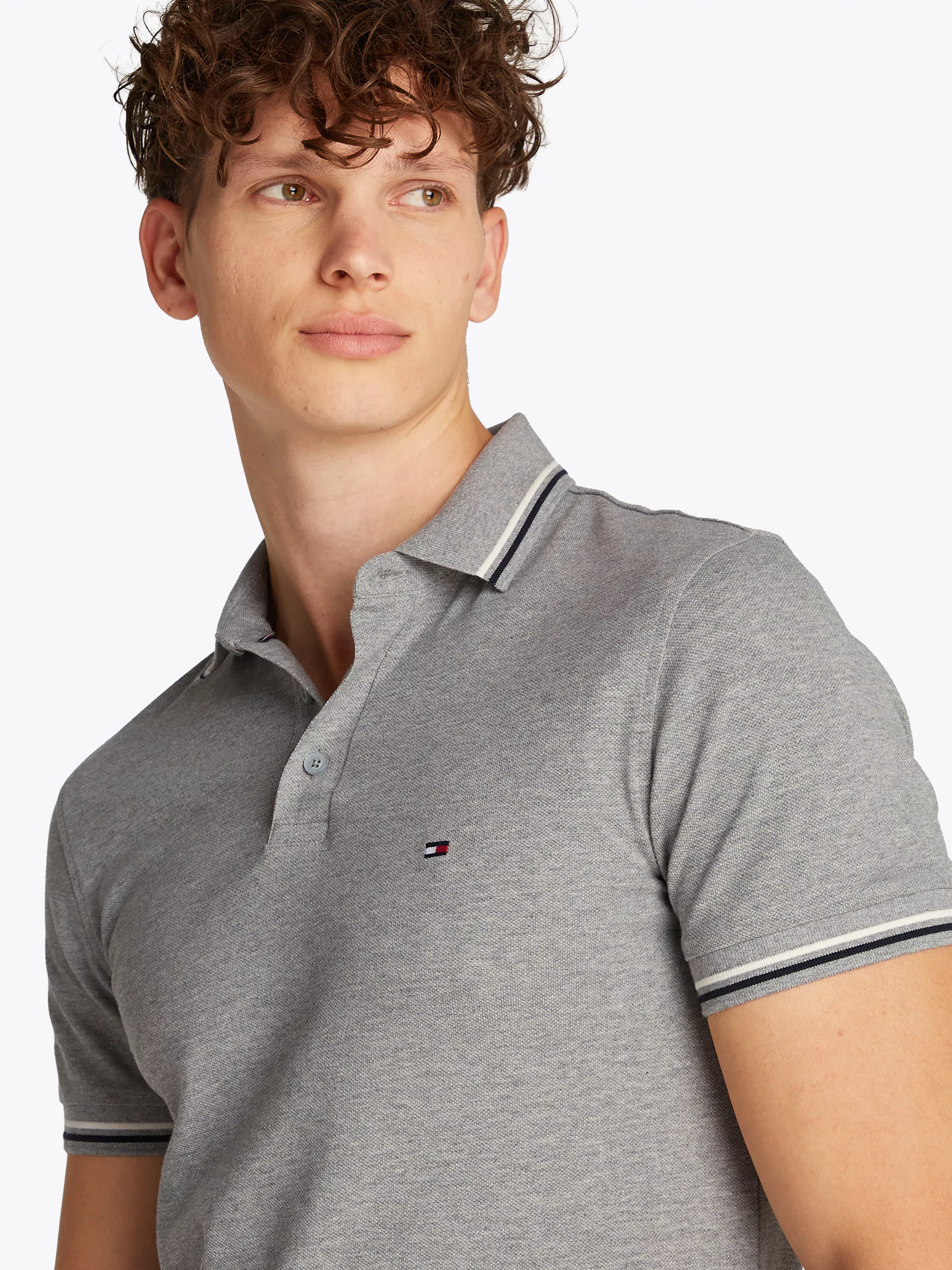 Tommy Hilfiger Poloshirt "TOMMY TIPPED SLIM POLO" günstig online kaufen