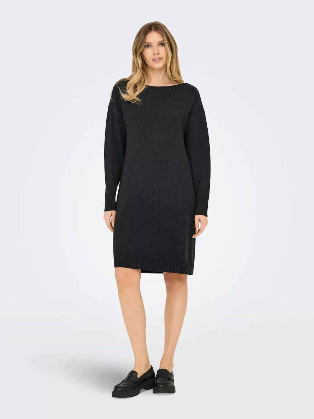 ONLY Midikleid "ONLGLORIA LS BOATNECK DRESS EX KNT" günstig online kaufen