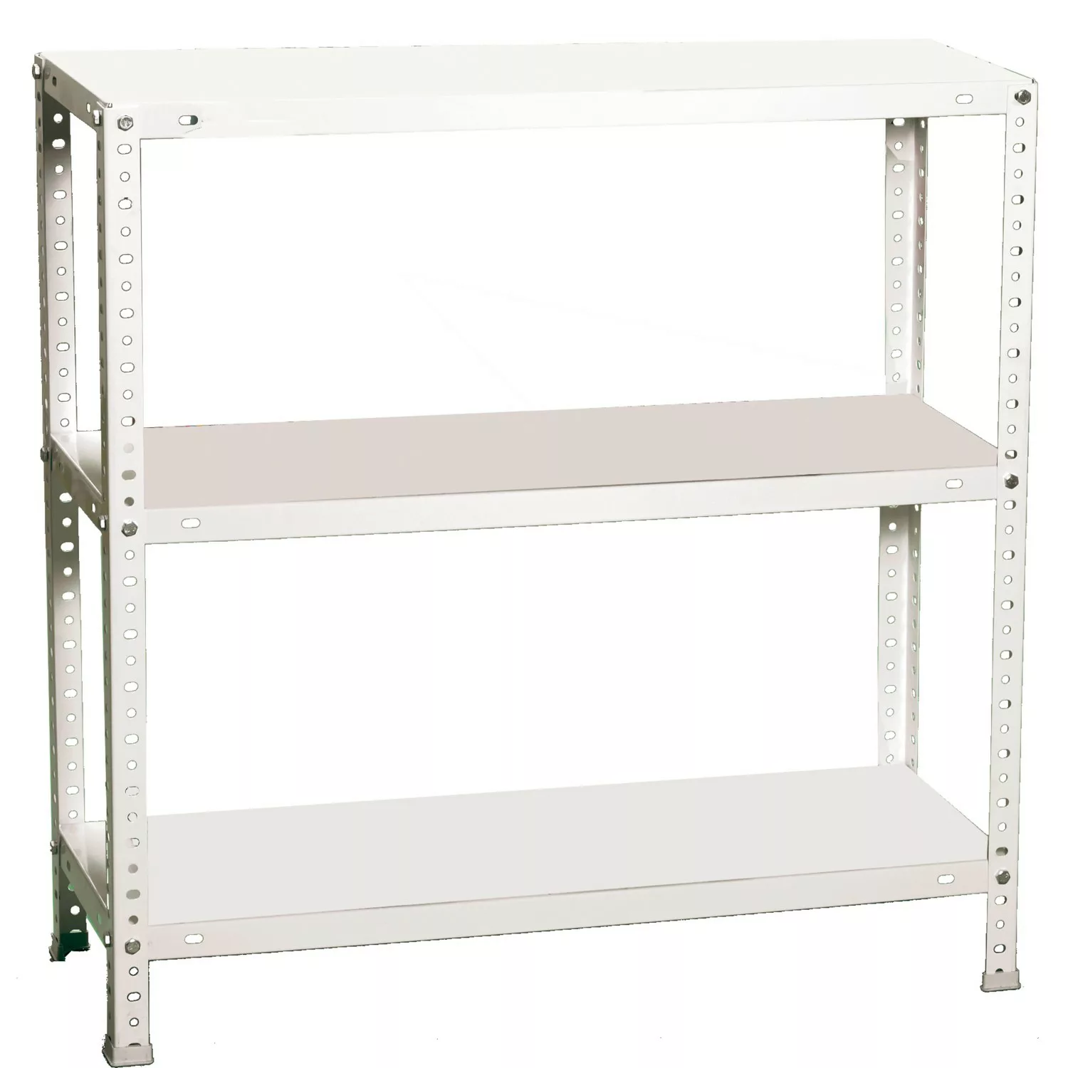 PROREGAL Schraubregal Panda Mini HxBxT 90 x 90 x 50 cm Fachlast 100 kg Weiß günstig online kaufen