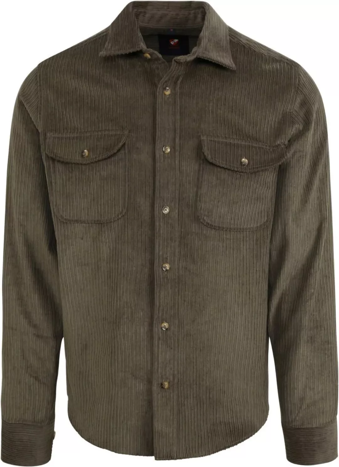 Suitable Überhemd Corduroy Dunkelgrün - Größe L günstig online kaufen