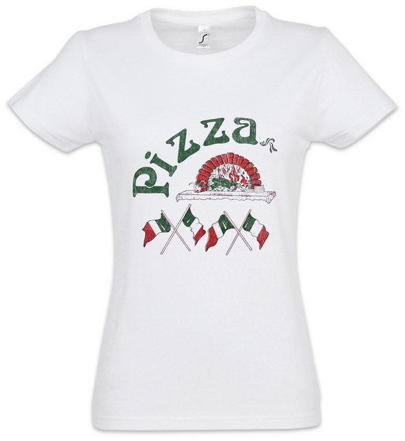 Urban Backwoods Print-Shirt Pizza Symbol Damen T-Shirt Italia Fun Italien S günstig online kaufen