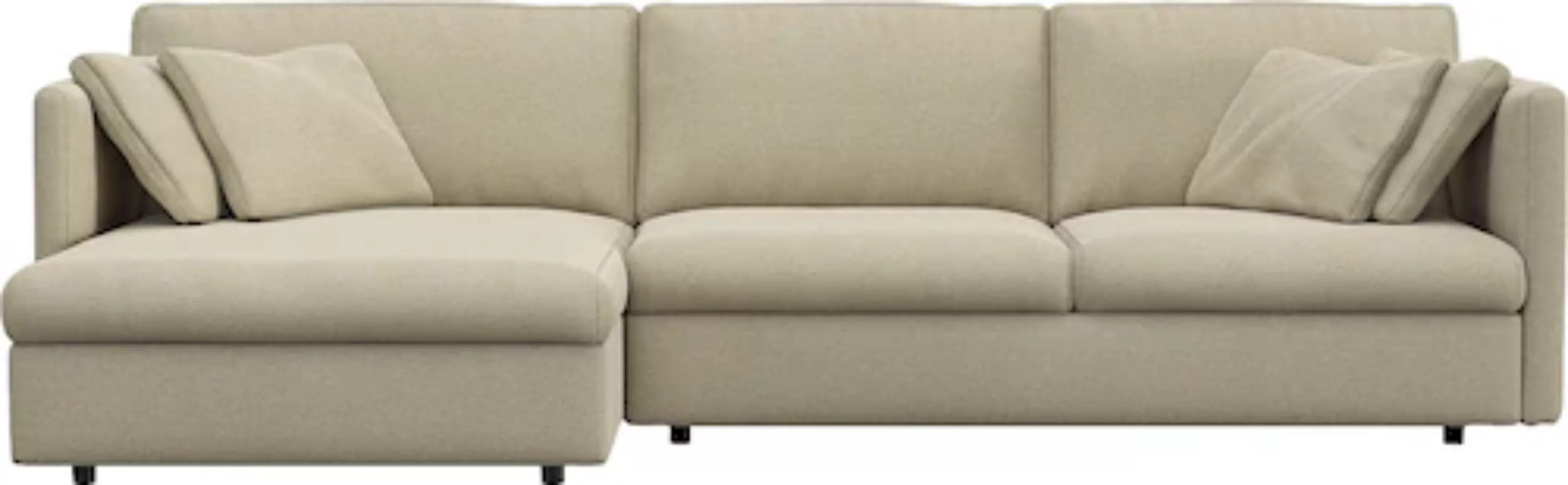 FLEXLUX Ecksofa »Lovane«, Weich & anschmiegsam, große Sitztiefe auf Kaltsch günstig online kaufen