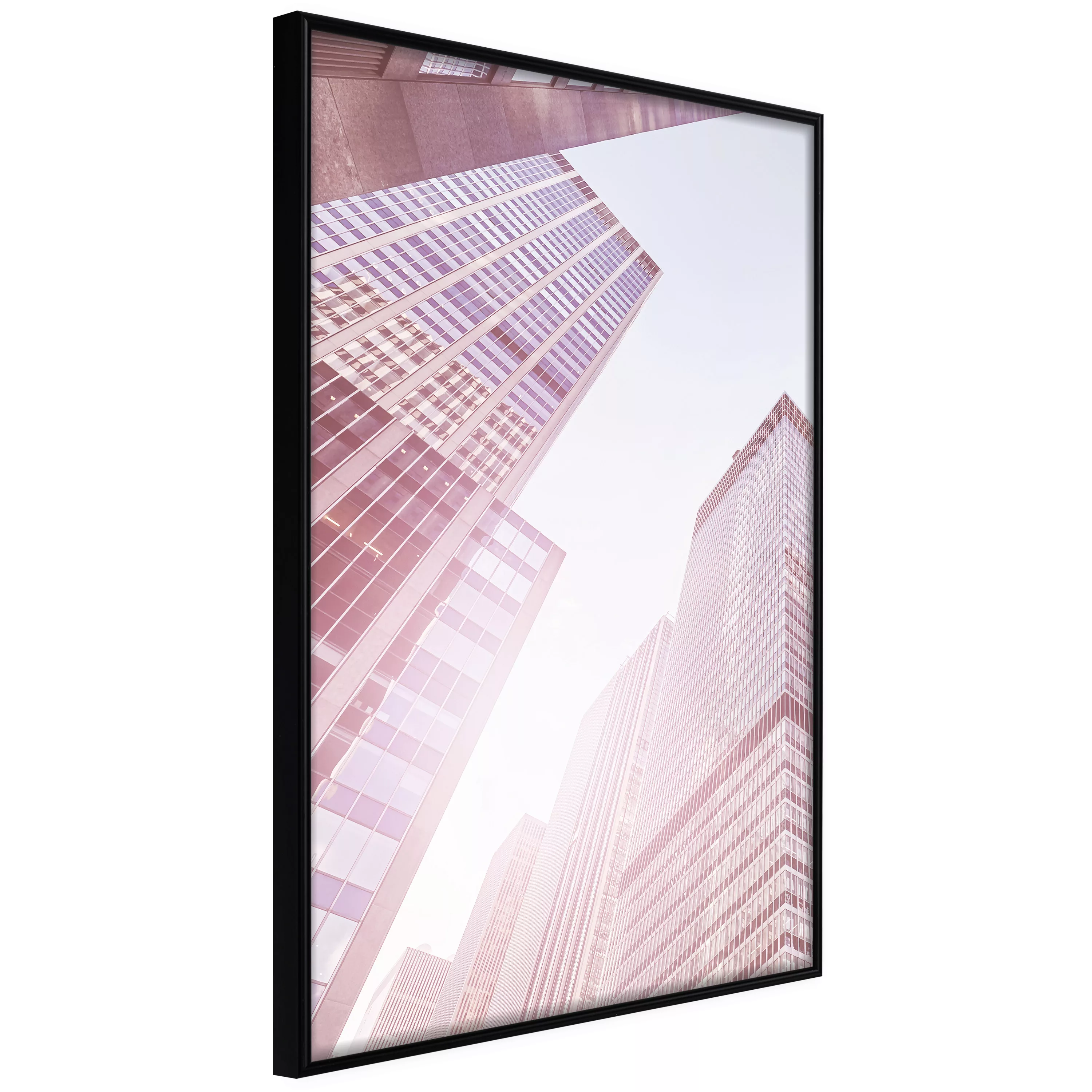 Poster - Steel And Glass (pink) günstig online kaufen