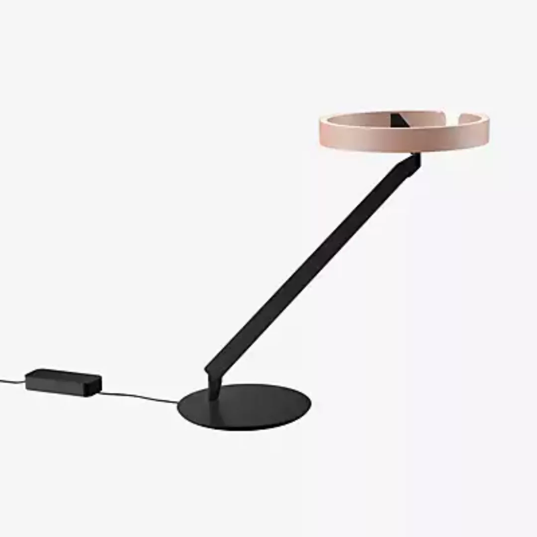 Occhio Gioia Tavolo Tischleuchte LED, Kopf gold matt/Body schwarz matt günstig online kaufen