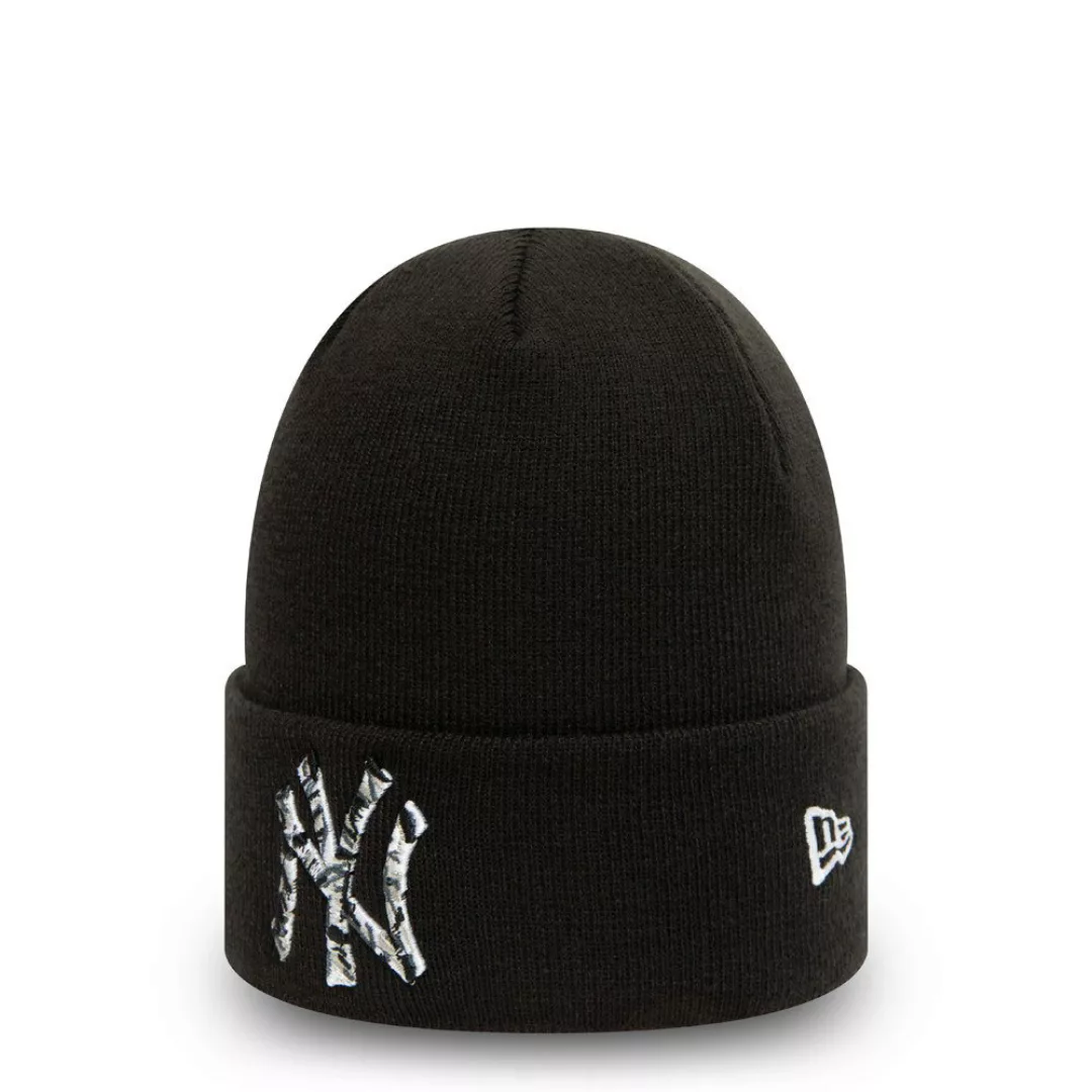 New Era New York Yankees Camo Infill Cuff Knit Mütze One Size Black günstig online kaufen