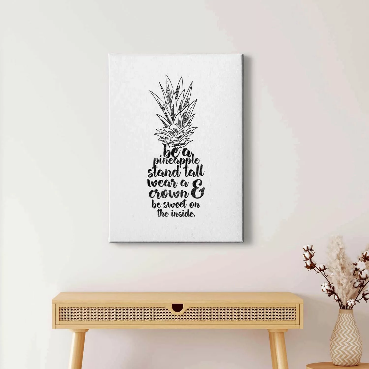 Bricoflor Cooles Ananas Bild Für Jugendzimmer Und Schlafzimmer Modernes Lei günstig online kaufen