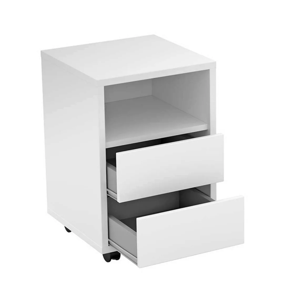 Büro Rollcontainer in Weiß 40x62x40 cm günstig online kaufen