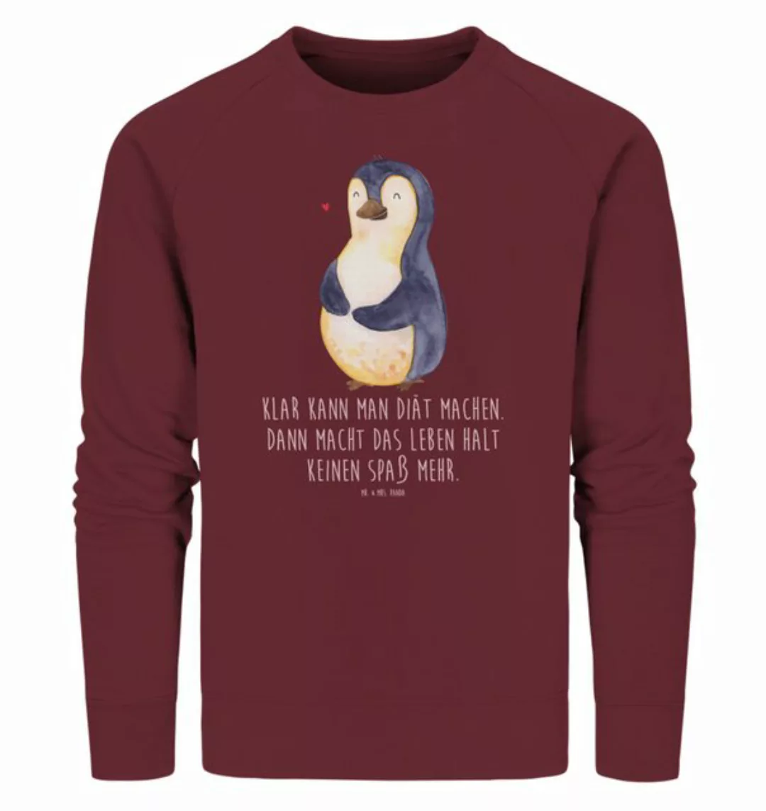 Mr. & Mrs. Panda Longpullover Größe XS Pinguin Diät - Burgundy - Geschenk, günstig online kaufen