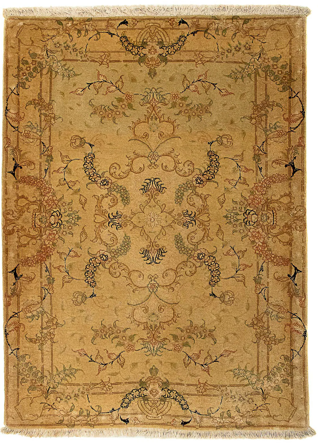 morgenland Orientteppich »Perser - Täbriz - Royal - 116 x 83 cm - braun«, r günstig online kaufen