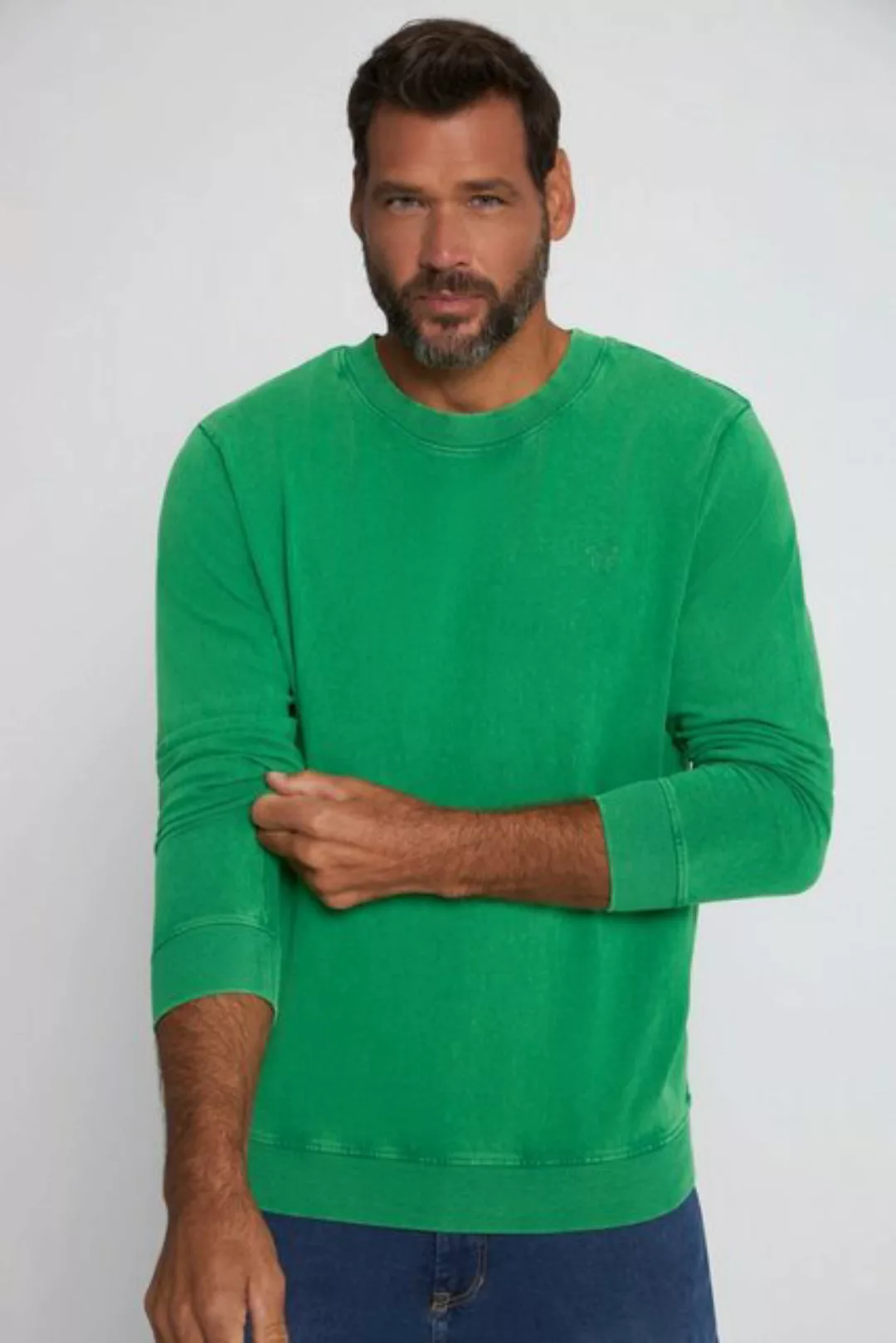 JP1880 T-Shirt Sweatshirt leichte Qualität Bauchfit acid washed günstig online kaufen