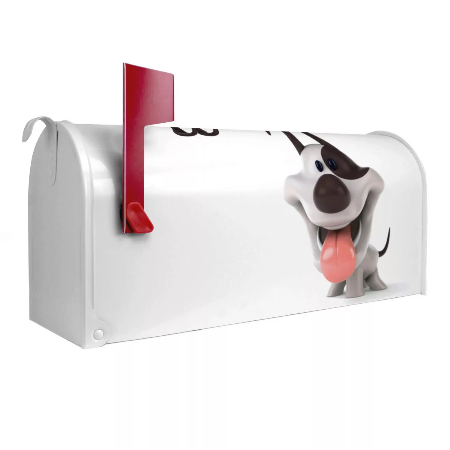 Banjado Amerikanischer Briefkasten Weiß 48x22x16cm US Mailbox Letterbox Pos günstig online kaufen