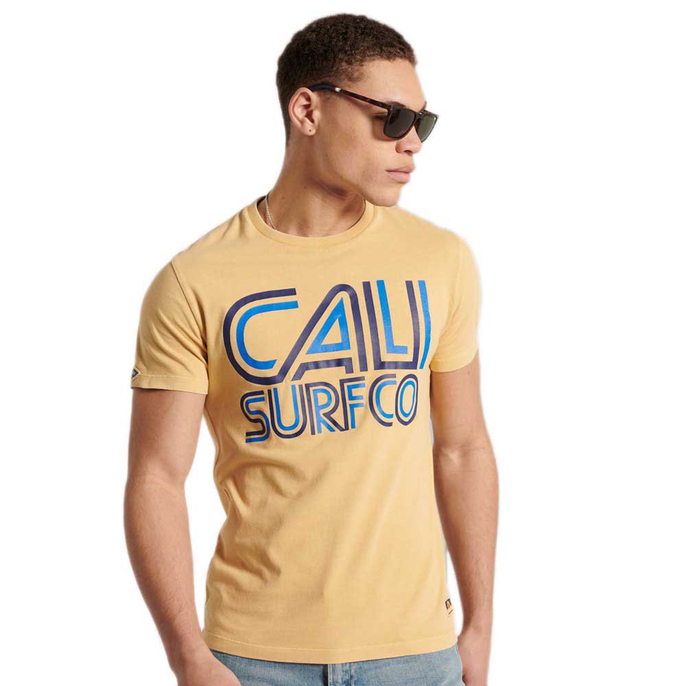 Superdry Cali Surf Graphic 220 Kurzärmeliges T-shirt M Mellow Sun günstig online kaufen