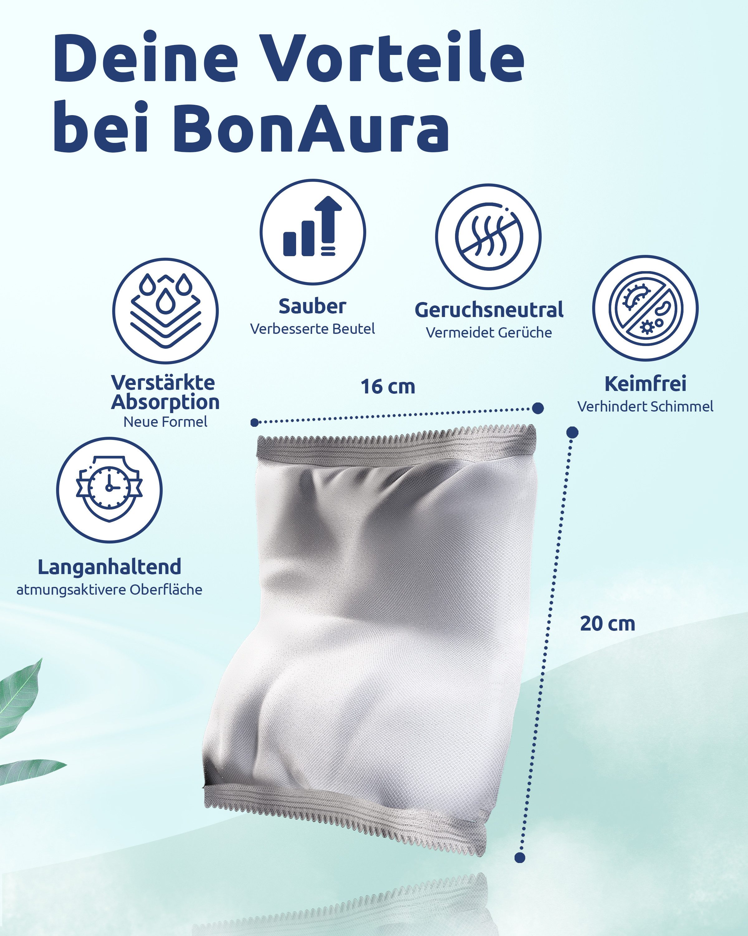 BonAura Luftentfeuchter-Nachfüllpack Entfeuchter Granulat im Vliesbeutel, günstig online kaufen