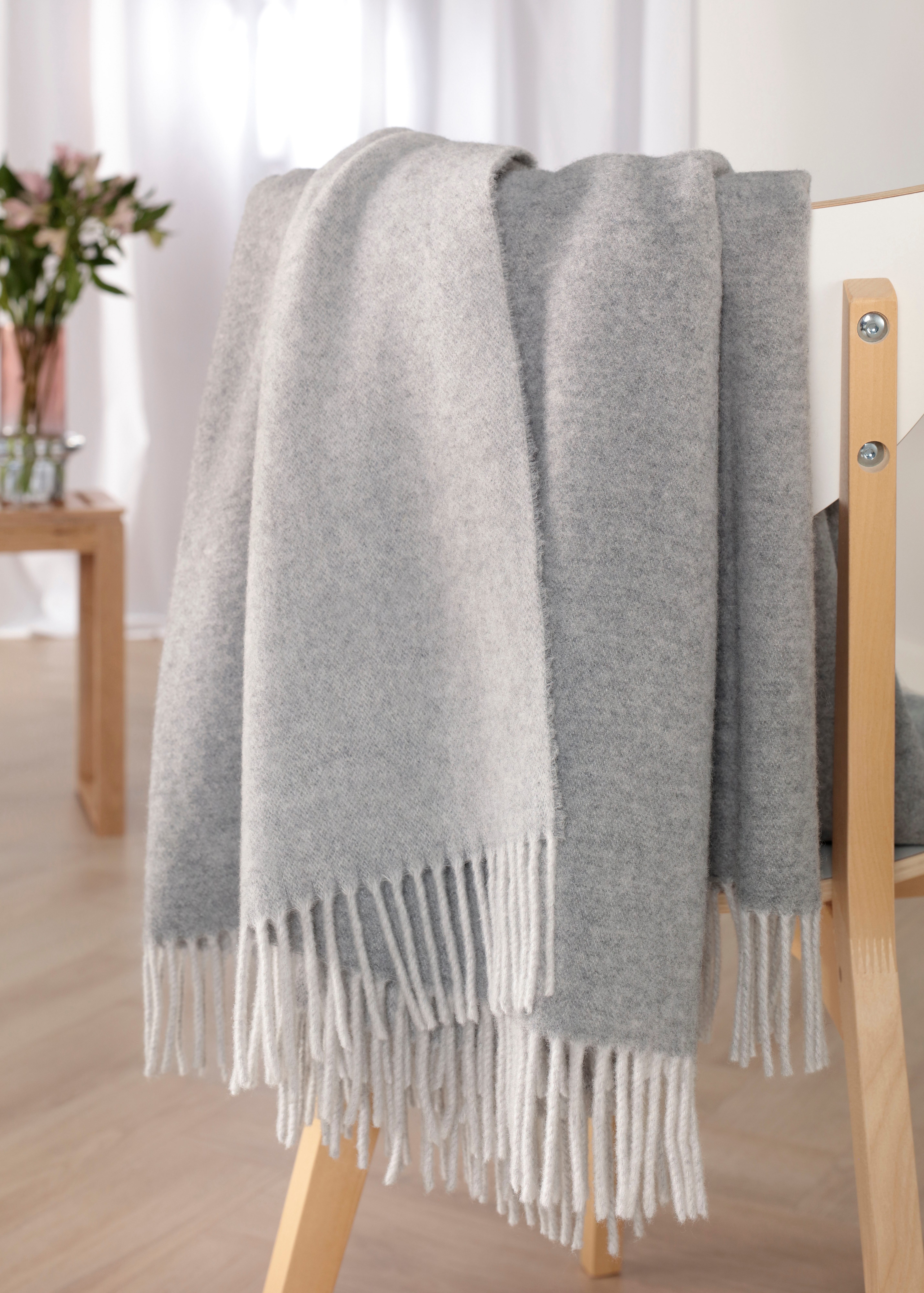 Wohndecke Kaschmirplaid Uni, Biederlack günstig online kaufen