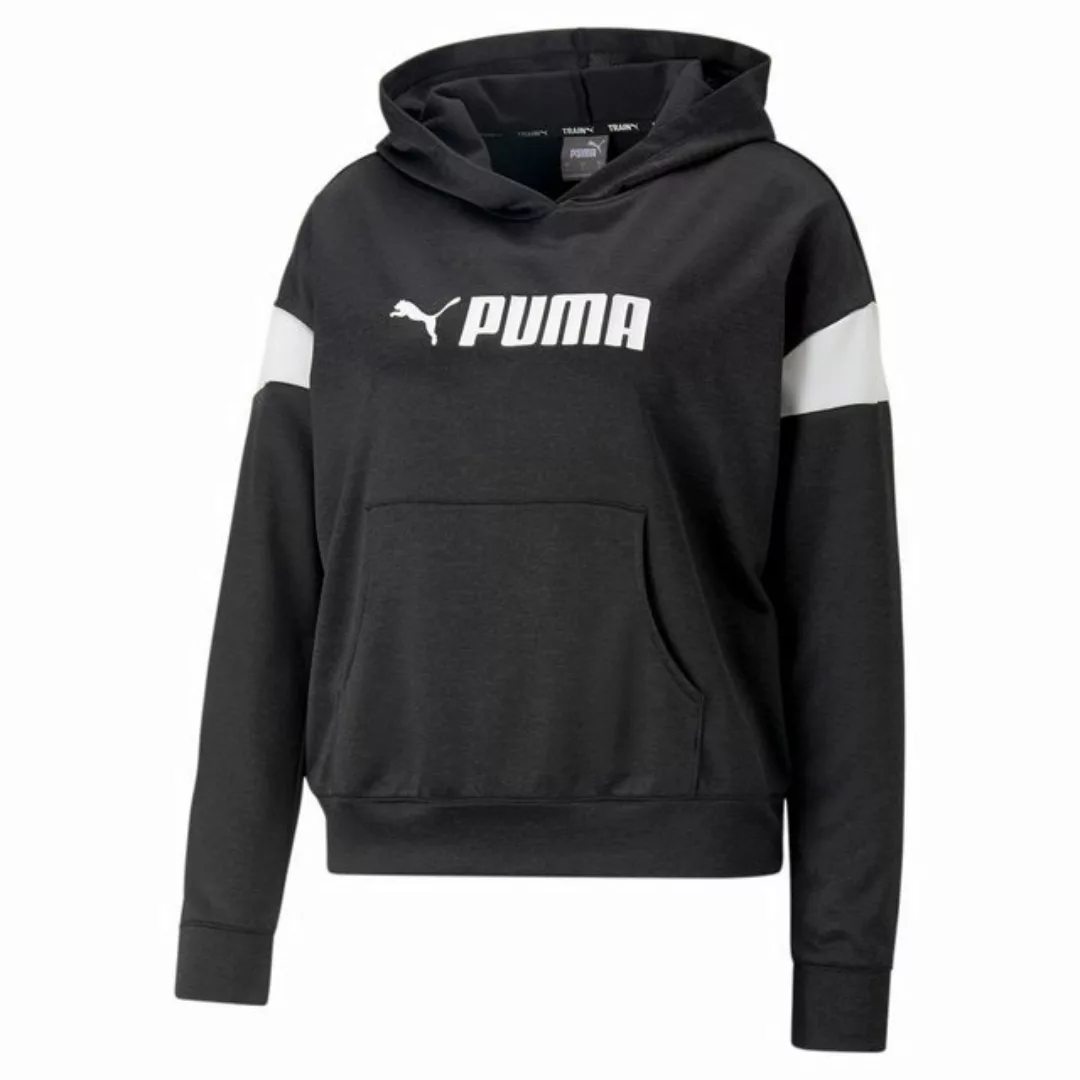 PUMA Kapuzensweatshirt Puma Fit Tech Knit Hoodie PUMA BLACK HEATHER-PUMA WH günstig online kaufen