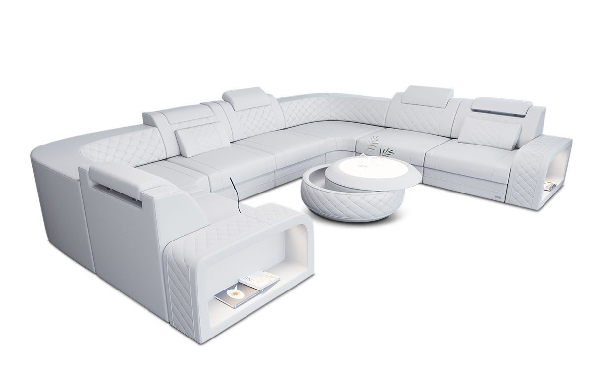 Sofa Dreams Wohnlandschaft Ledersofa Foggia U günstig online kaufen