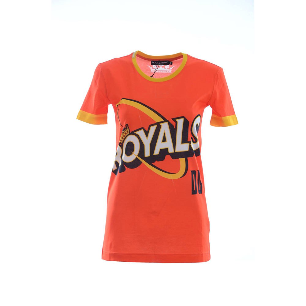 Dolce & Gabbana 737973 Kurzarm Rundhalsausschnitt T-shirt 40 Orange günstig online kaufen