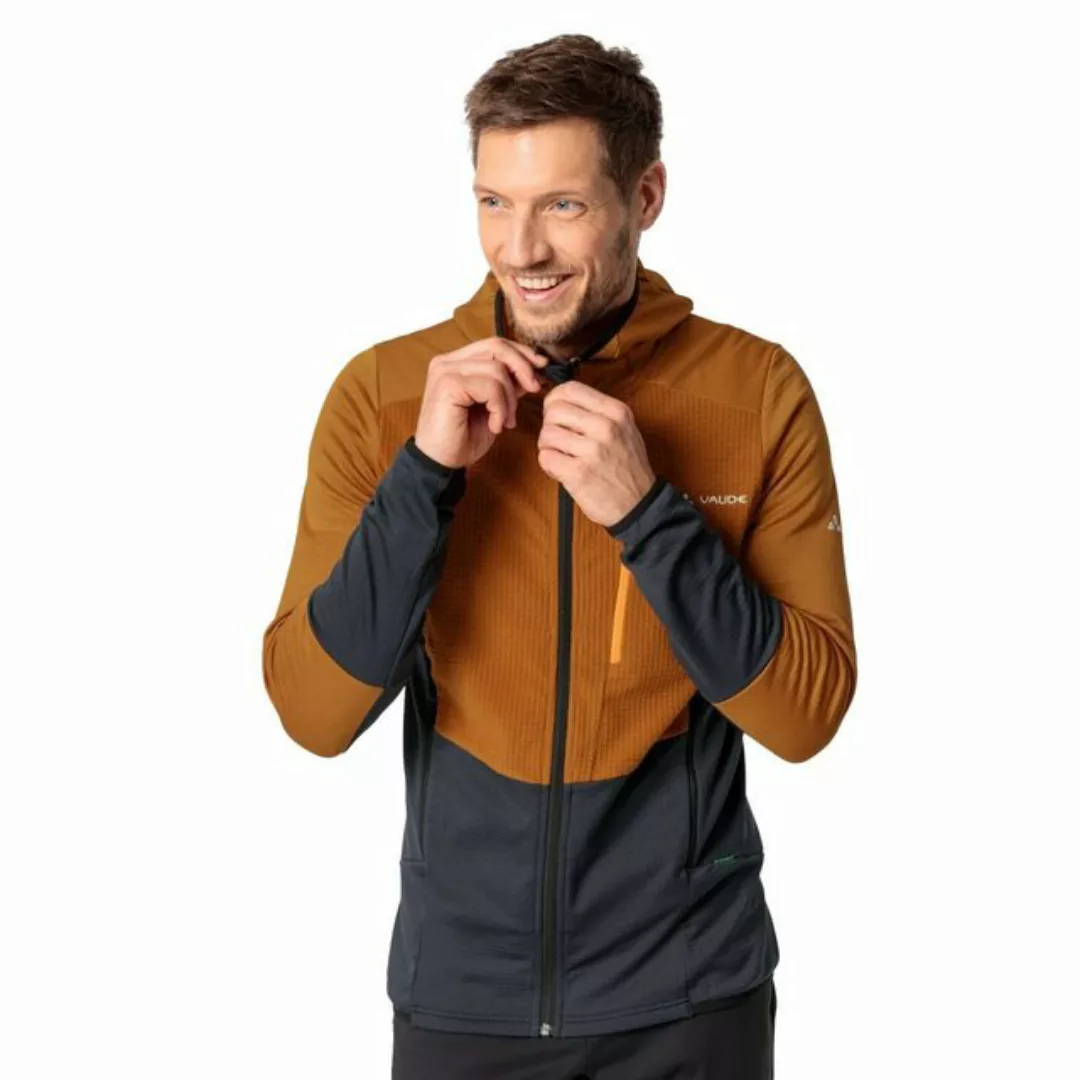 VAUDE Fleecejacke Monviso Grid Fleece Jacket, braun günstig online kaufen