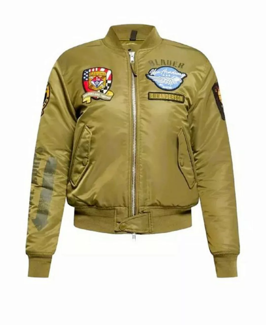 Blauer.USA Bomberjacke Blauer USA Damen Jacken, BLAUER USA Damen Bomber Mil günstig online kaufen