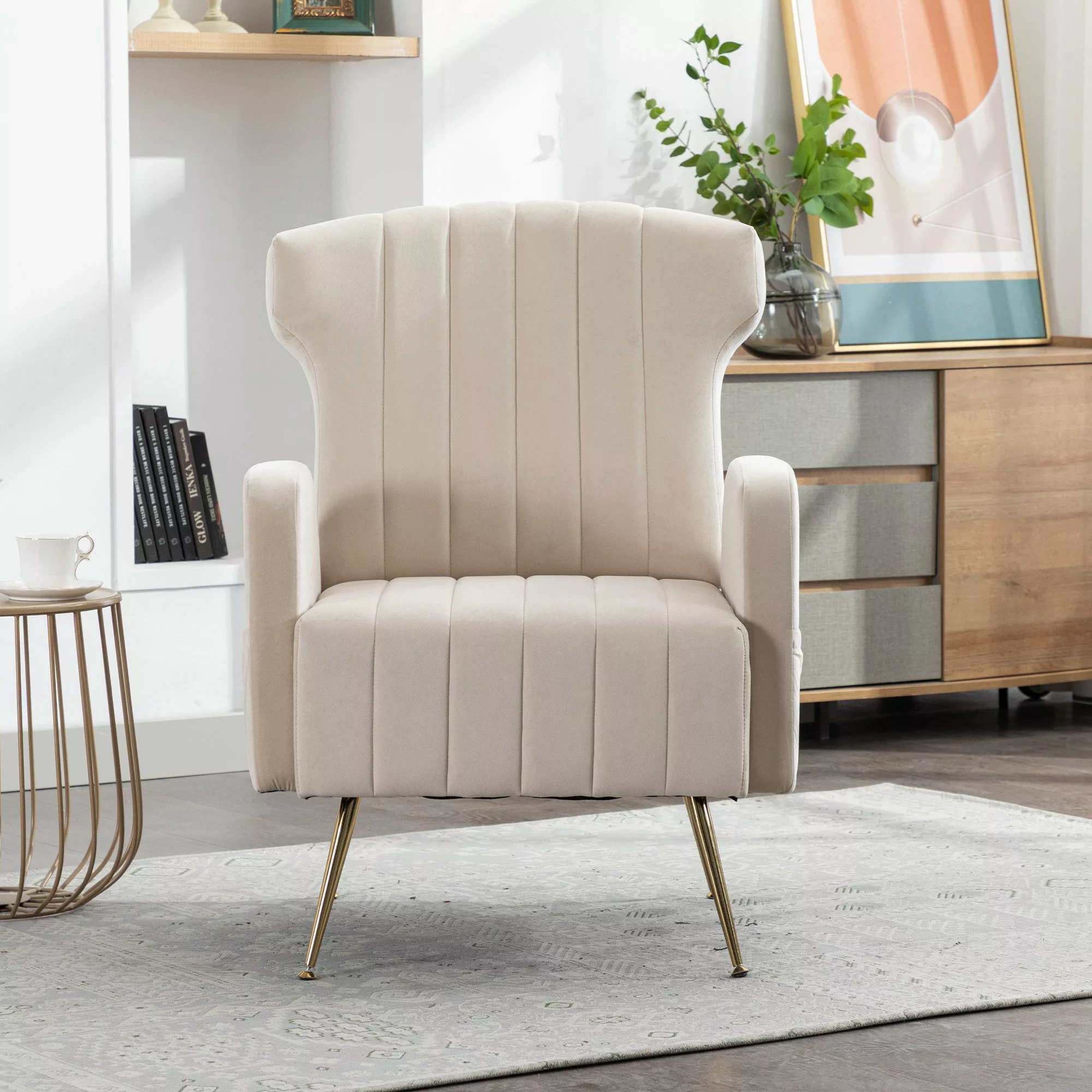 LVHOM Sessel Nadelstreifen Loungesessel (dicke Polsterung günstig online kaufen