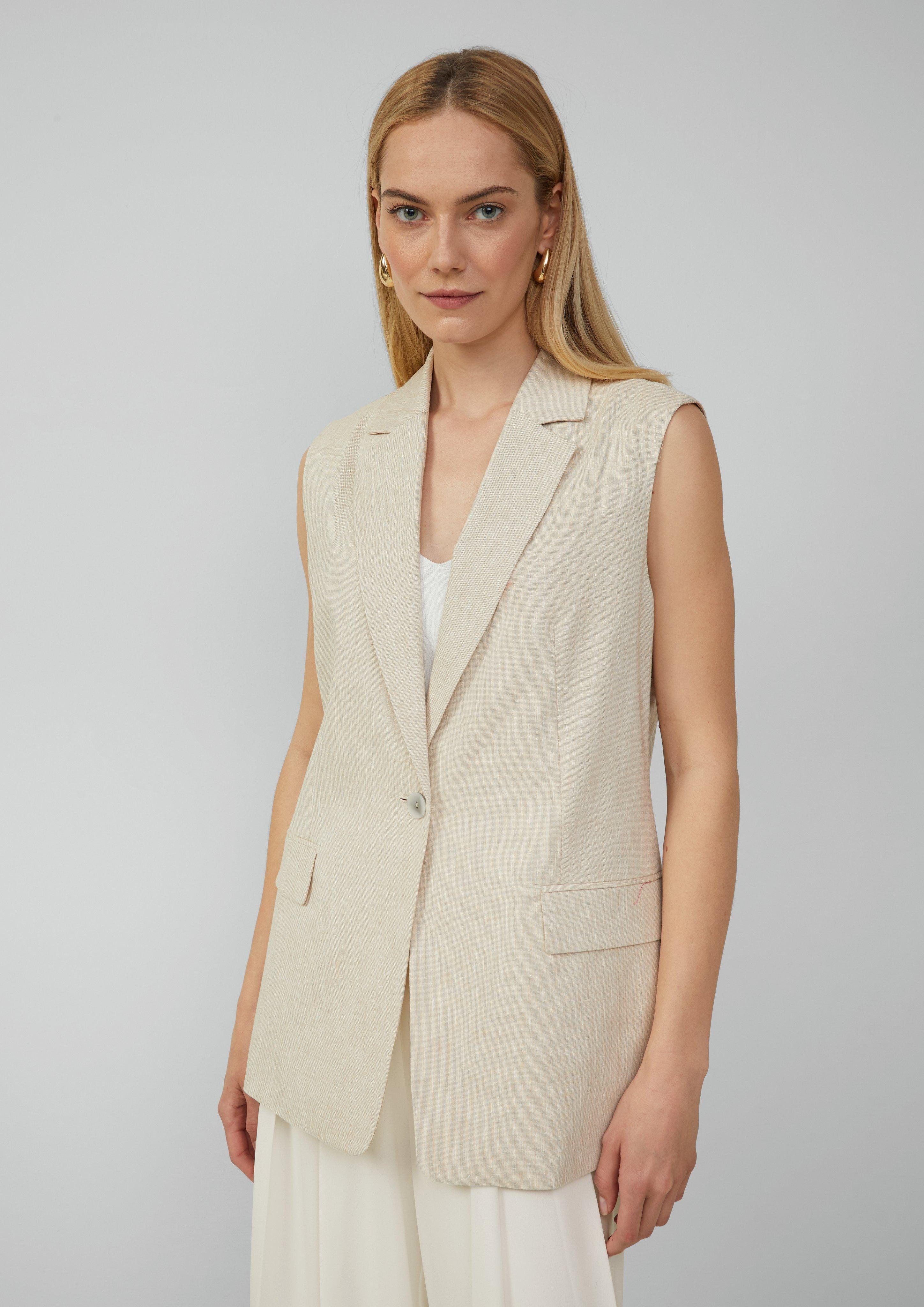 s.Oliver BLACK LABEL Strickweste Lange Weste günstig online kaufen
