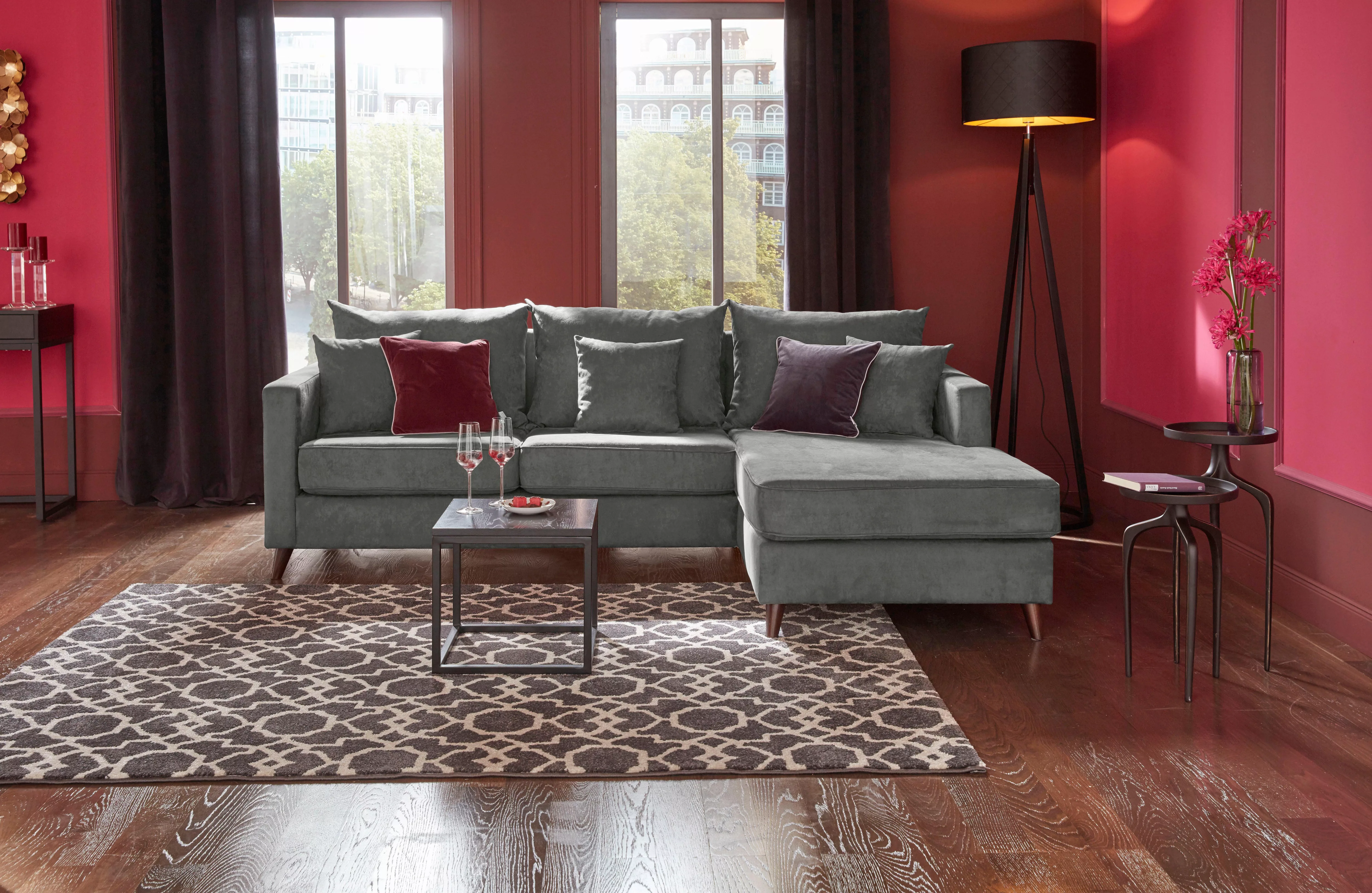 Guido Maria Kretschmer Home&Living Ecksofa "Renesse L-Form", lose Kissen, K günstig online kaufen