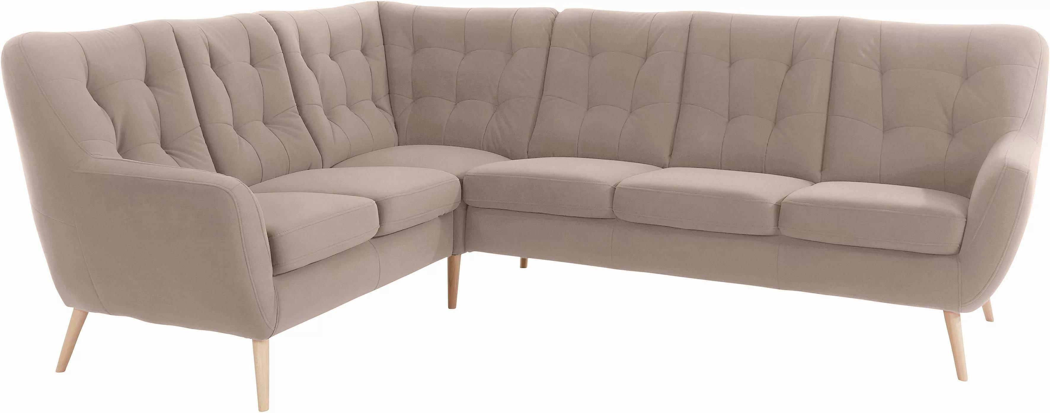 exxpo - sofa fashion Ecksofa "Scandi, bequem und komfortabel mit aufwendige günstig online kaufen