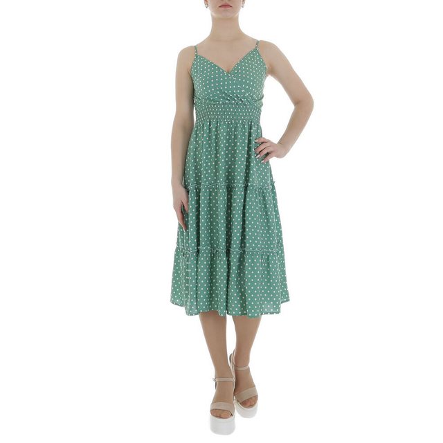 Ital-Design Sommerkleid Damen Freizeit Stufenkleid (85941342) Volants Gepun günstig online kaufen