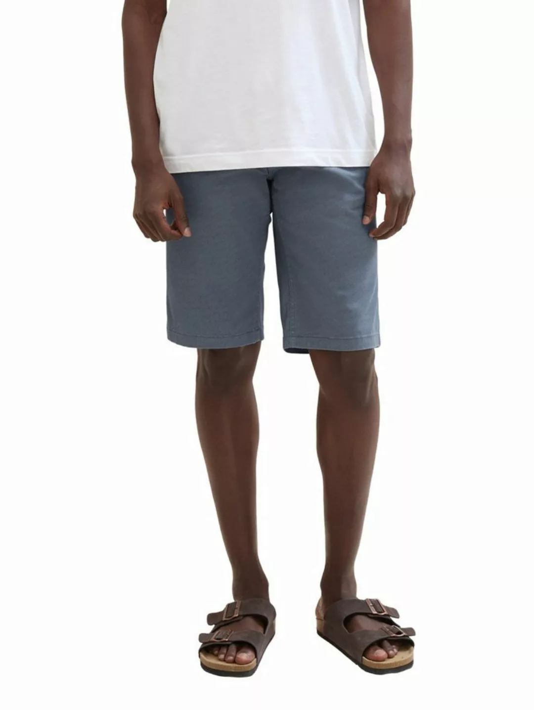 TOM TAILOR Stoffhose Chino Shorts Slim Fit Summer Comfort Pants 7528 in Bla günstig online kaufen