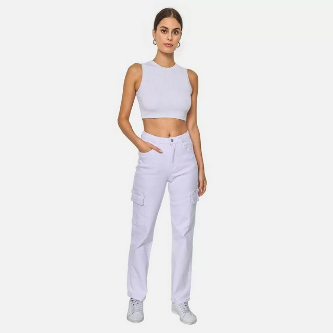 Elara Cargohose Elara Damen Schlag Cargohose (1-tlg) günstig online kaufen