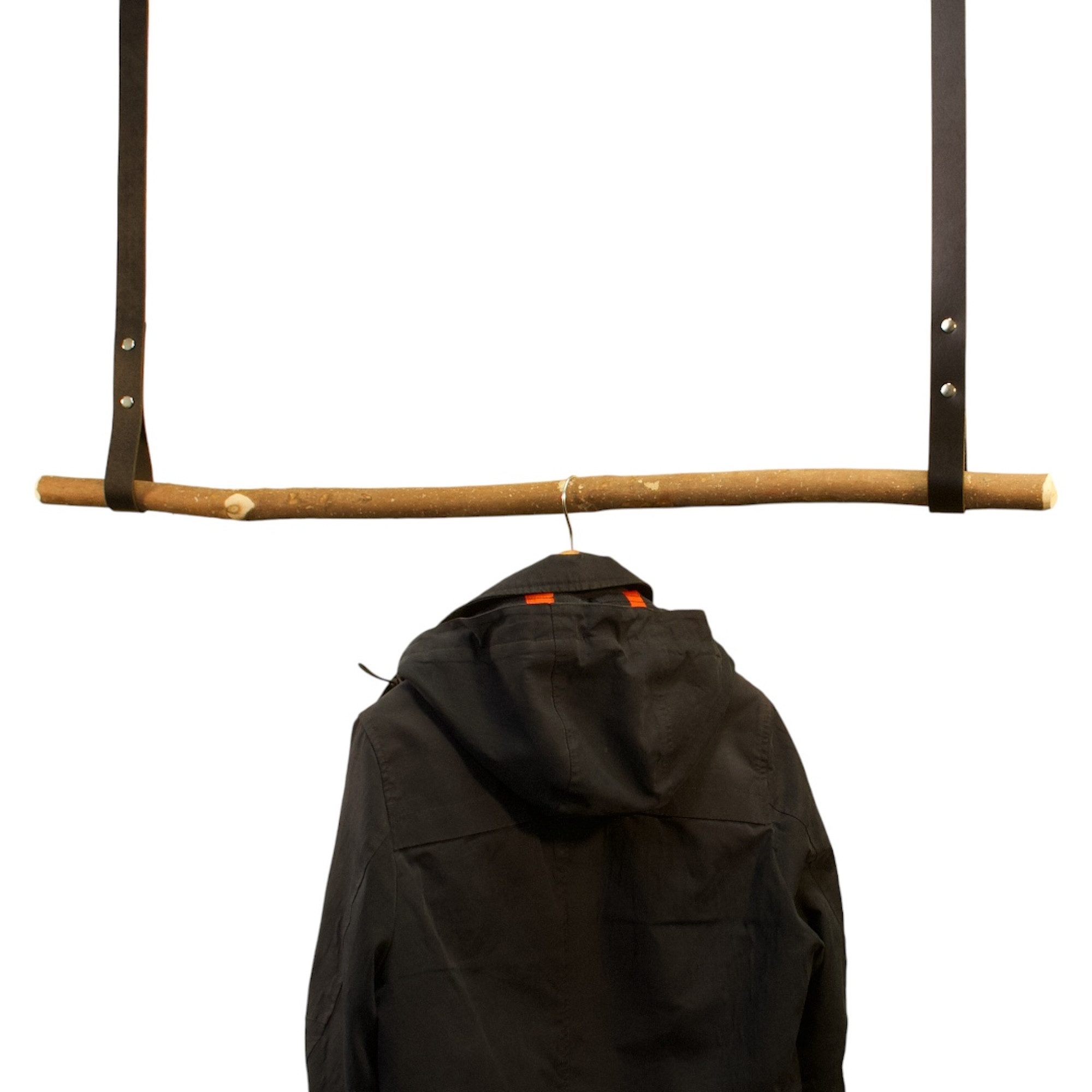 herbeschick. Garderobenstange Hängegarderobe "Naturbursche" mit Naturstock, günstig online kaufen