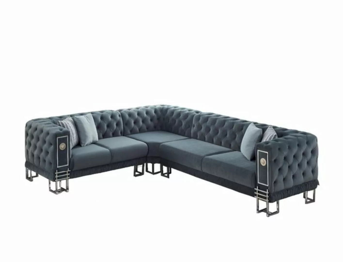 Villa Möbel Ecksofa Löwe, Set, Hand Made Quality, pflegeleichter Mikrofaser günstig online kaufen