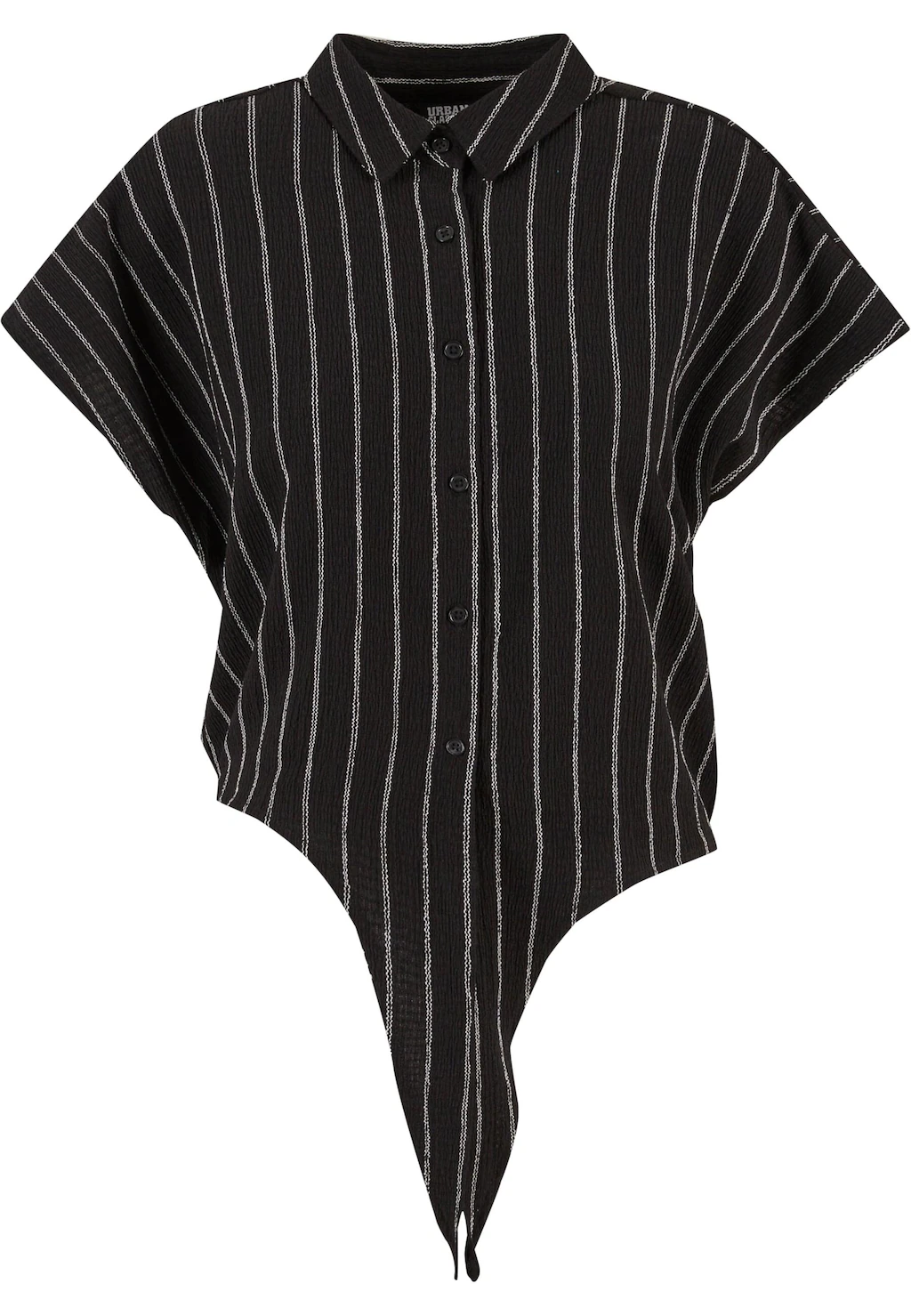 URBAN CLASSICS Klassische Bluse "Urban Classics Ladies Structured Striped T günstig online kaufen