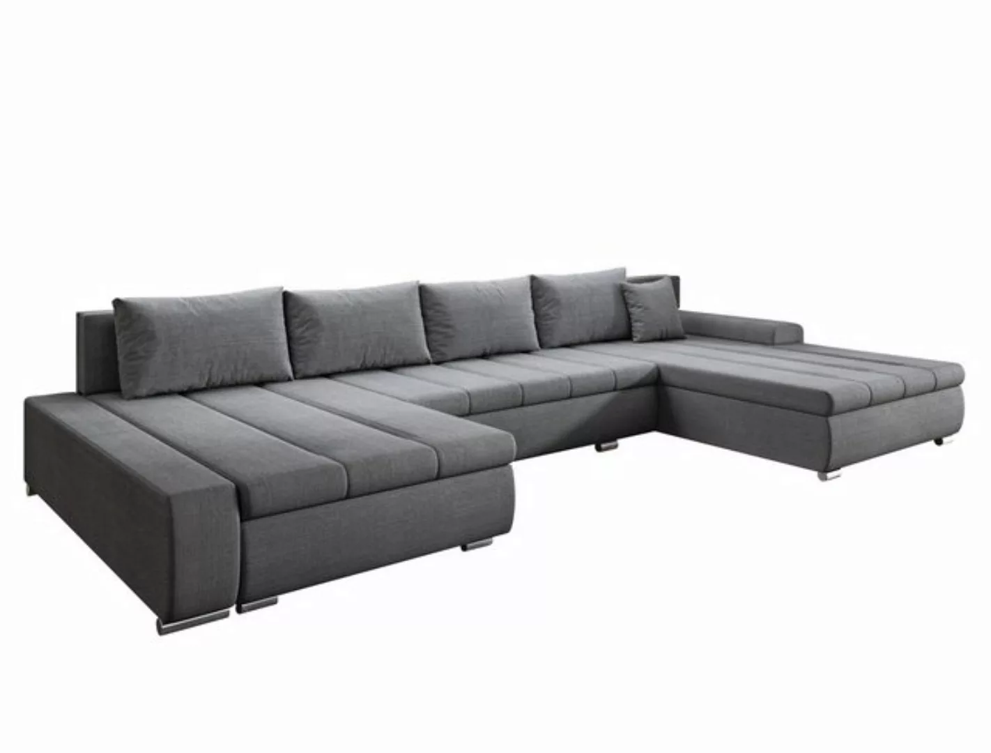 Furnix Ecksofa Elisabetta XXL-Sofa mit Schlaffunktion Couch Schlafsofa in 8 günstig online kaufen