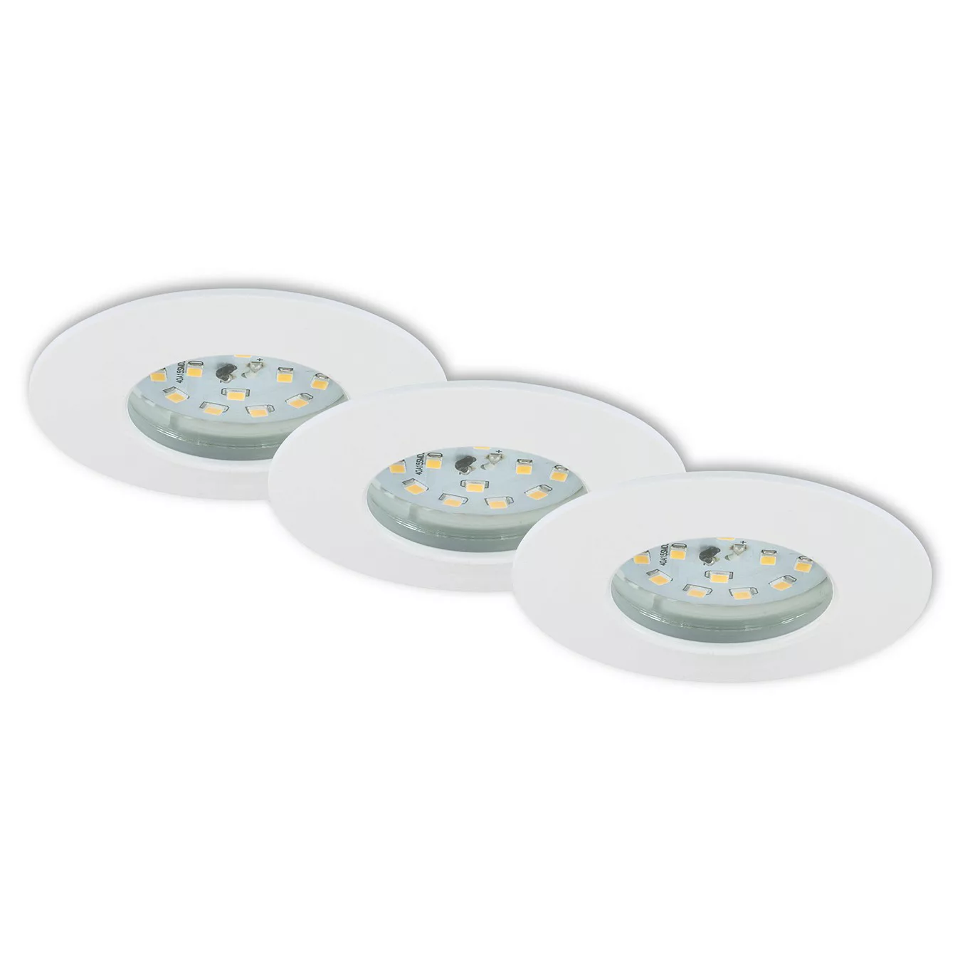 Briloner LED-Einbauleuchte Attach 3er-Set starr Weiß günstig online kaufen