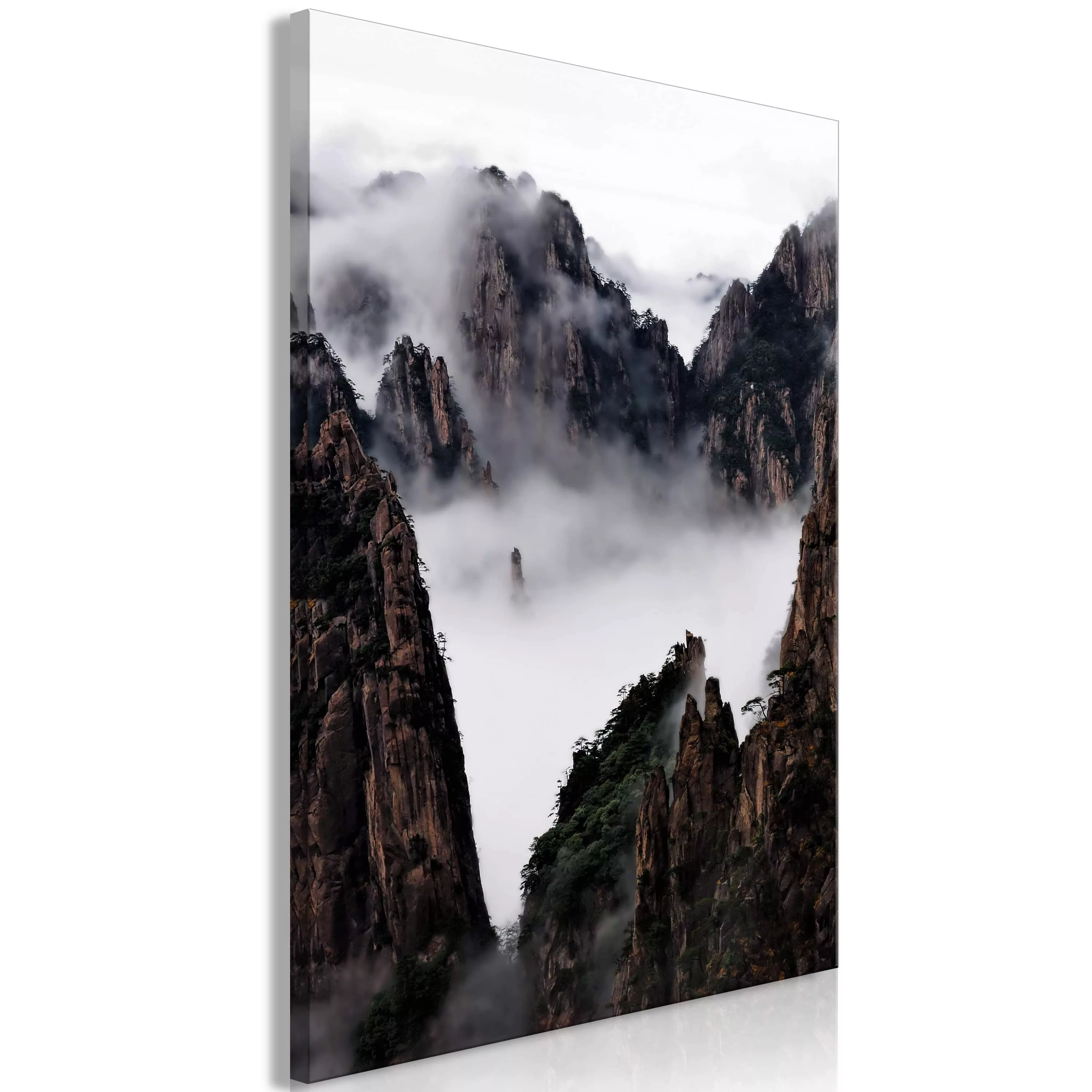 Wandbild - Fog Over Huang Shan (1 Part) Vertical günstig online kaufen