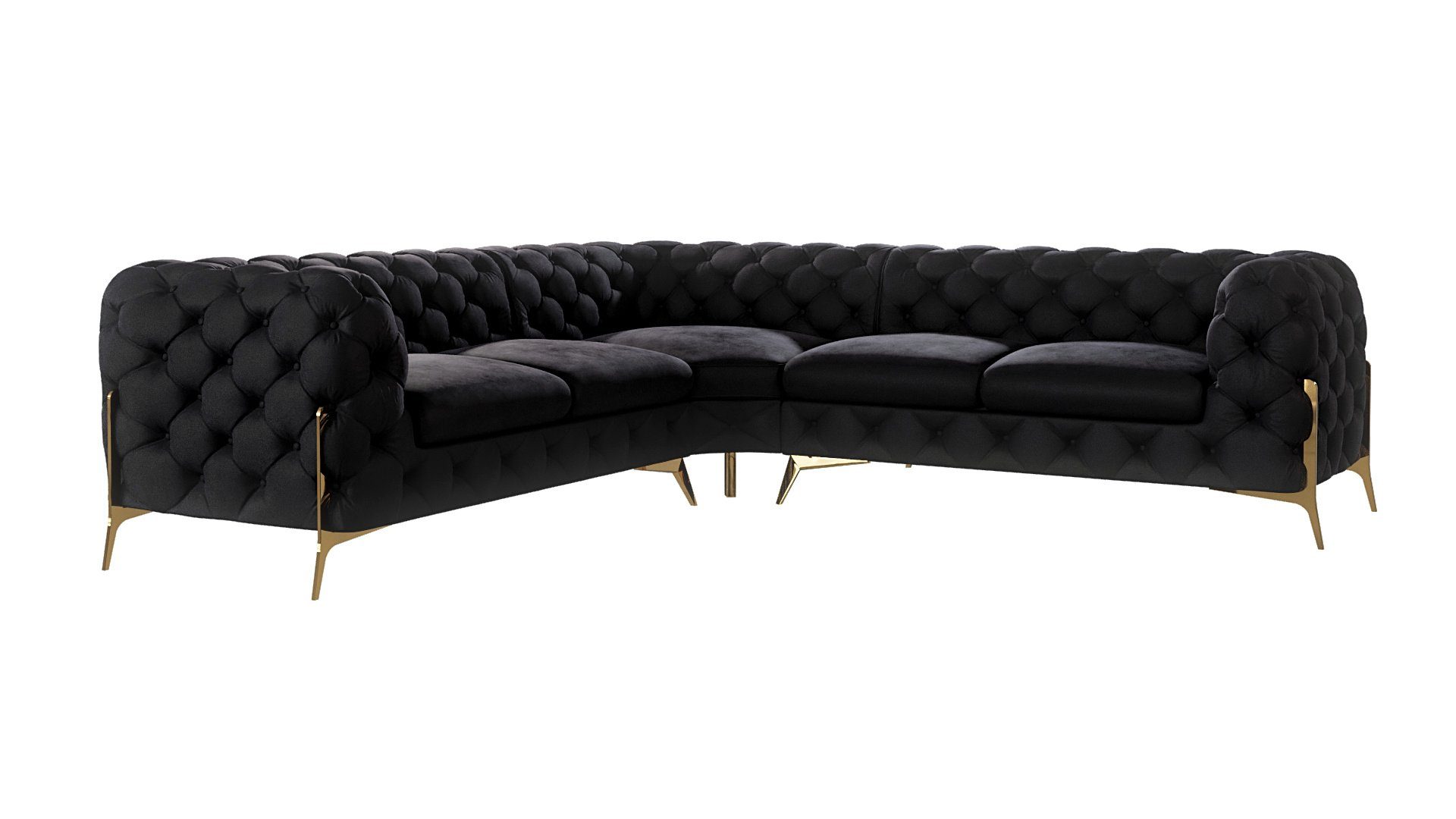 S-Style Möbel Ecksofa Ashley, Chesterfield mit günstig online kaufen