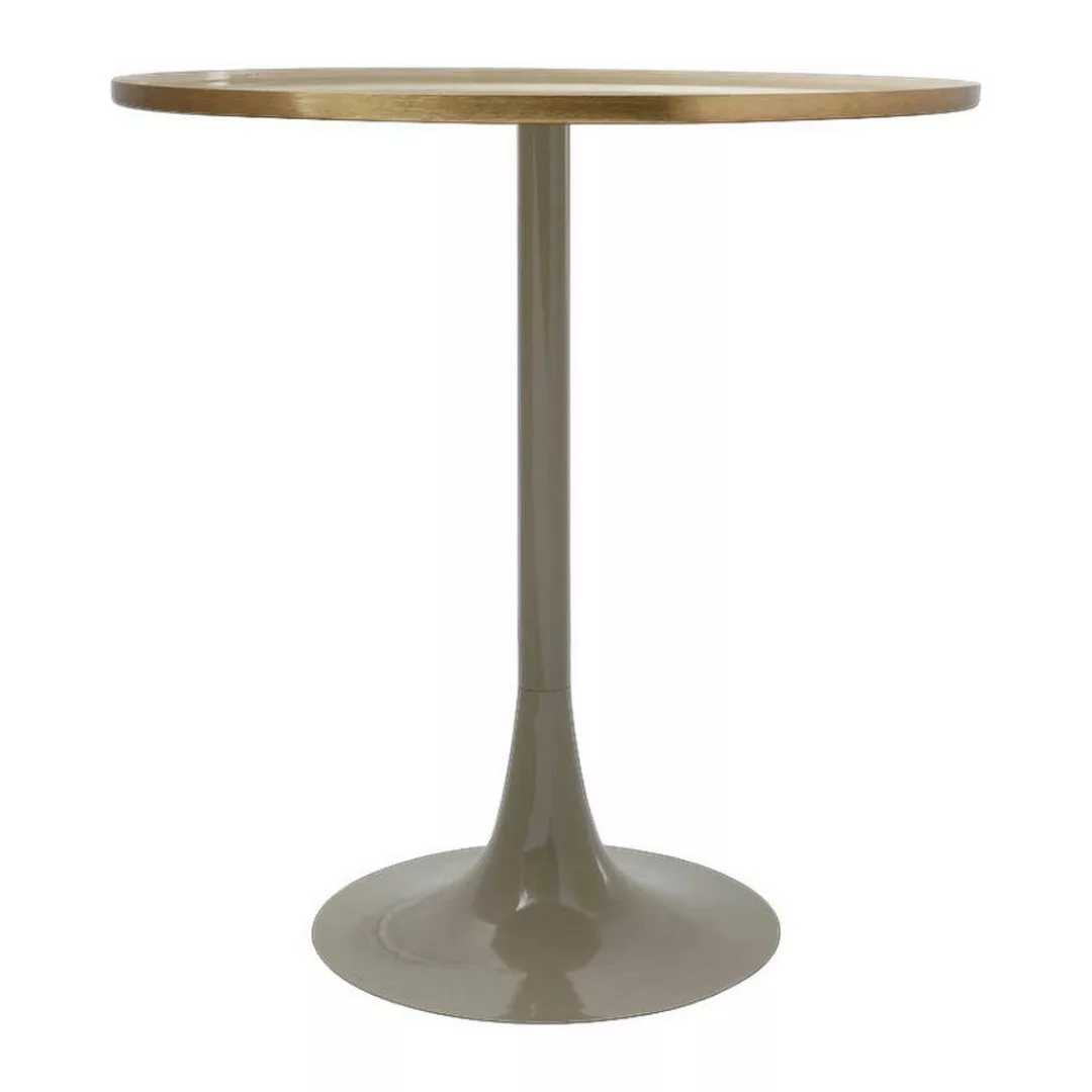 Beistelltisch Art Deco 900 taupe Metall H/D: ca. 52x51 cm günstig online kaufen