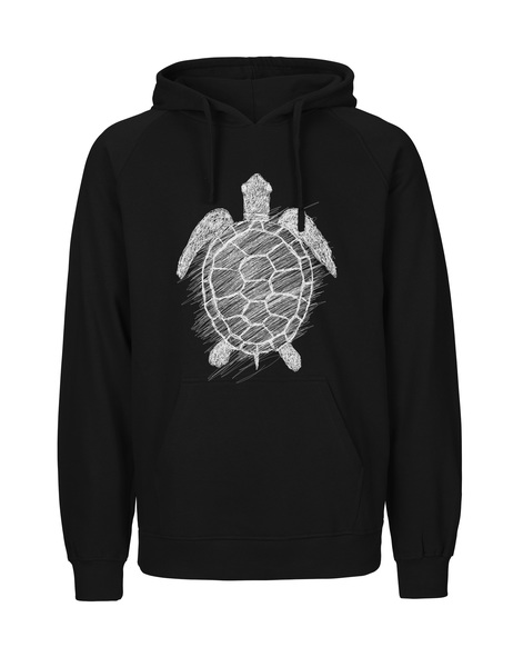 Fair Gehandelter Männer Bio Hoodie "Schildkröte" günstig online kaufen