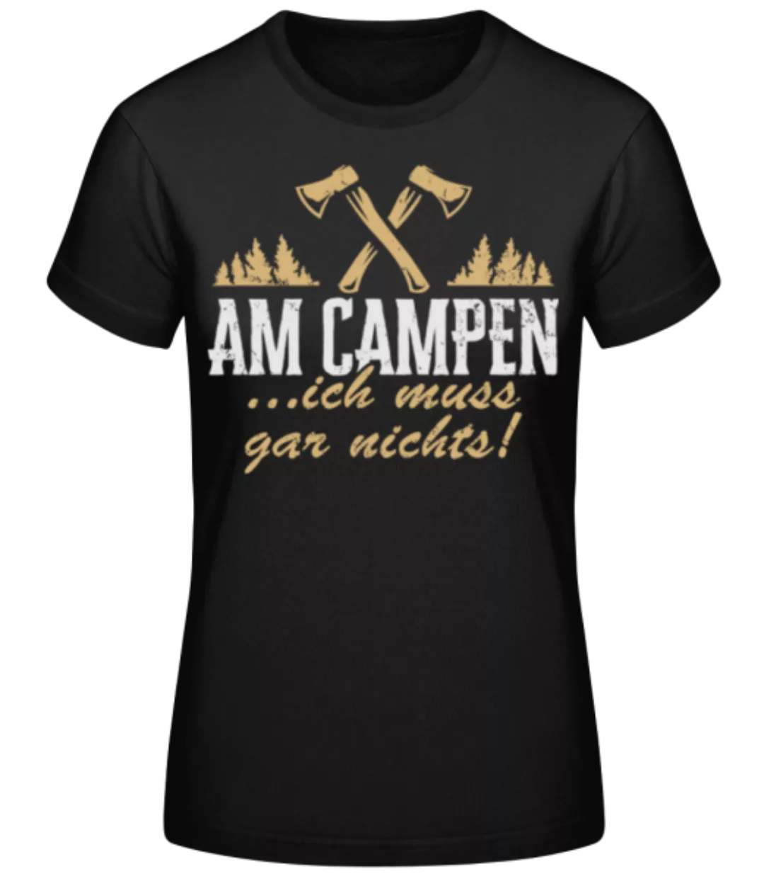 Am Campen · Frauen Basic T-Shirt günstig online kaufen
