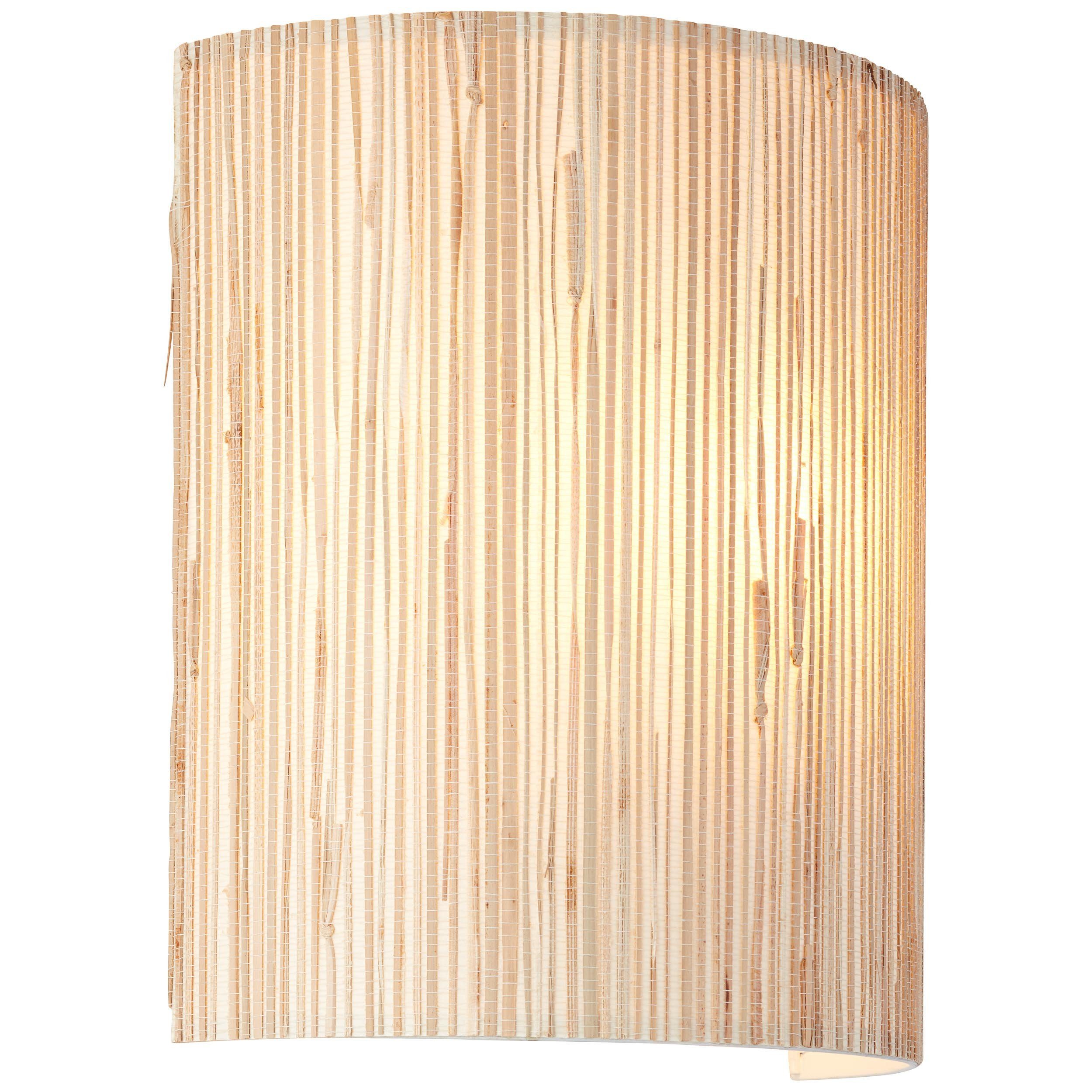 Brilliant Wandleuchte Wimea Natur 26 cm x 12 cm x 23 cm günstig online kaufen