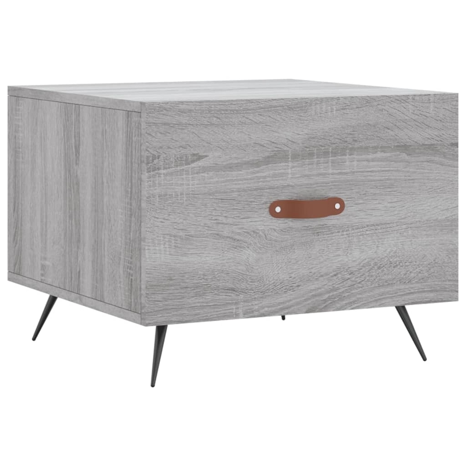 vidaXL Couchtisch Grau Sonoma 50x50x40 cm Holzwerkstoff Modell 10 günstig online kaufen