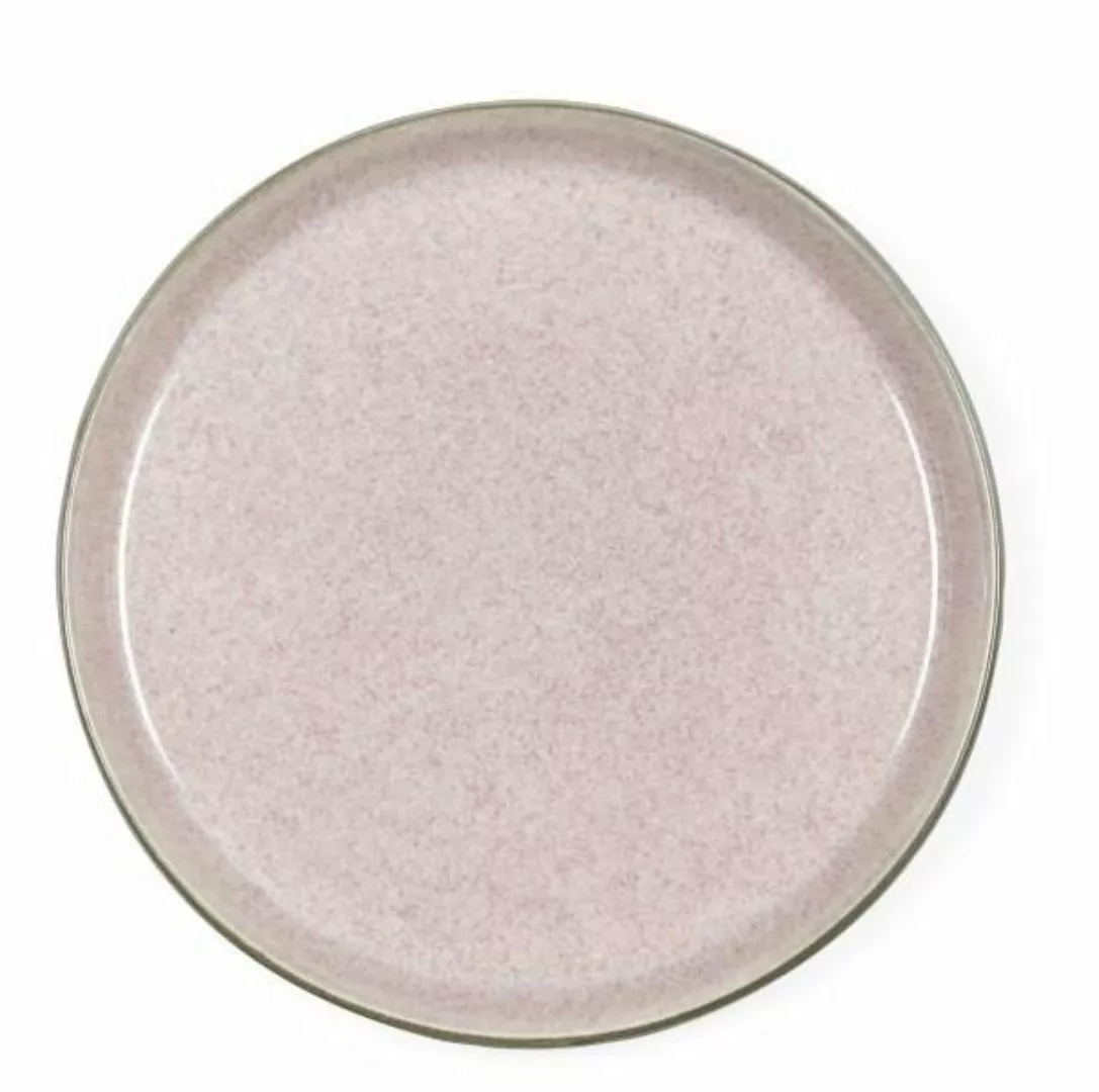 Bitz Black Frühstücksteller grey / light pink 21 cm (pink) günstig online kaufen