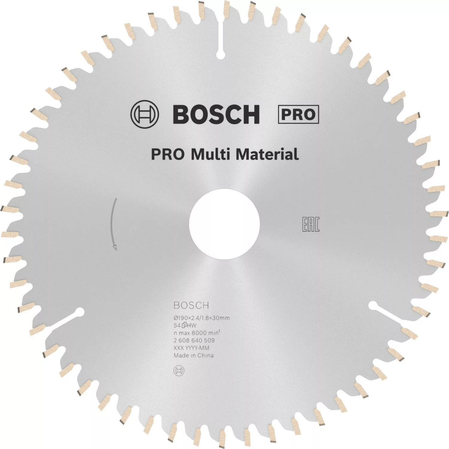 Bosch Kreissägeblatt Pro Multi Material 190 mm x 30 mm günstig online kaufen