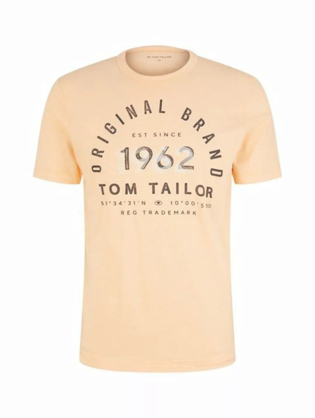 TOM TAILOR Print-Shirt Striped T-Shirt With Print (1-tlg) günstig online kaufen