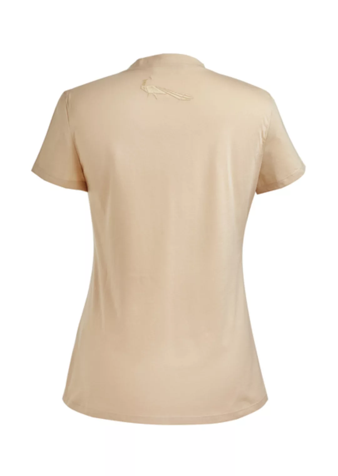Damen T-shirt In Der Farbe Sand Mit Exklusiver Illustration günstig online kaufen