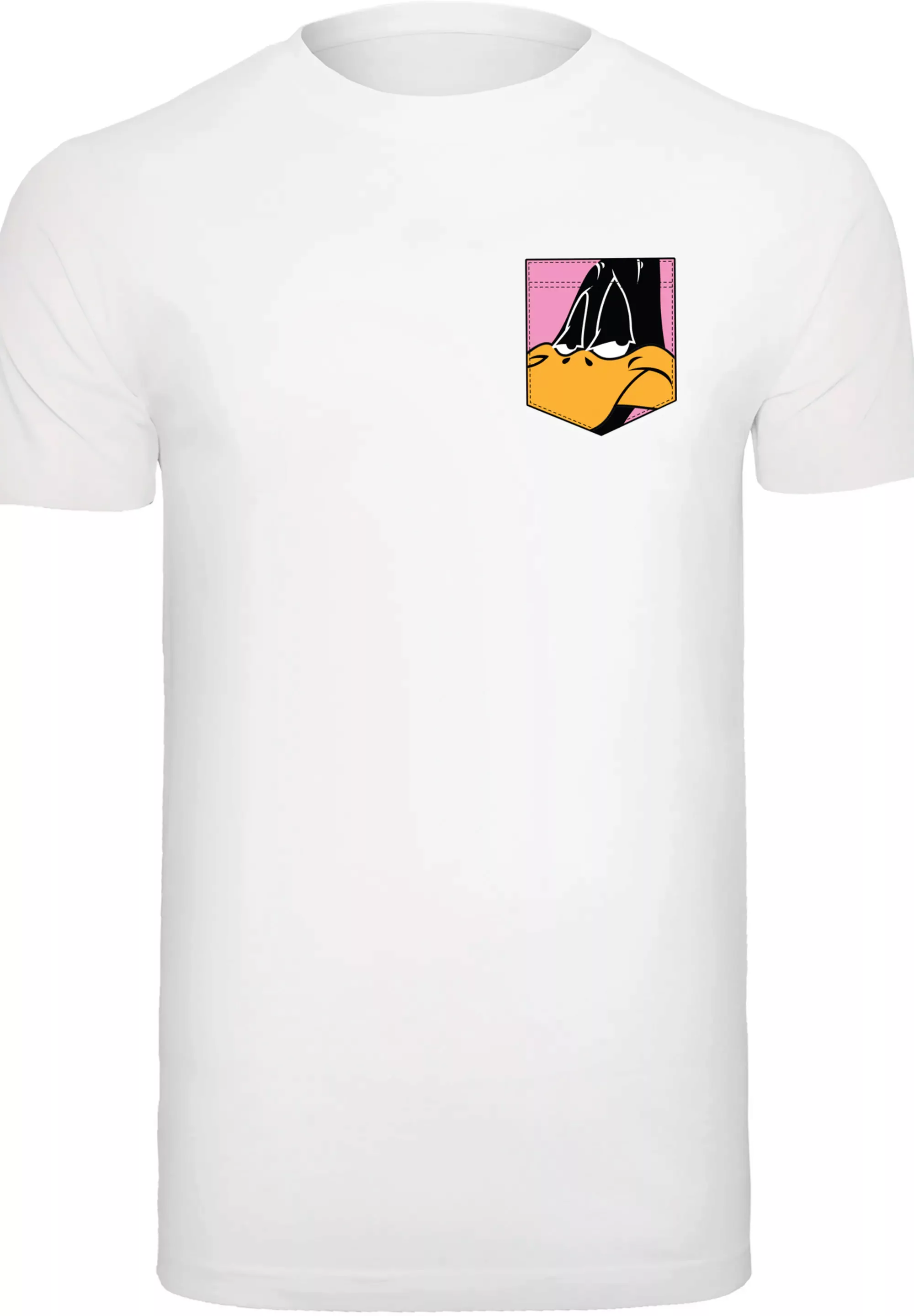 F4NT4STIC T-Shirt "Looney Tunes Daffy Duck Faux Pocket", Print günstig online kaufen