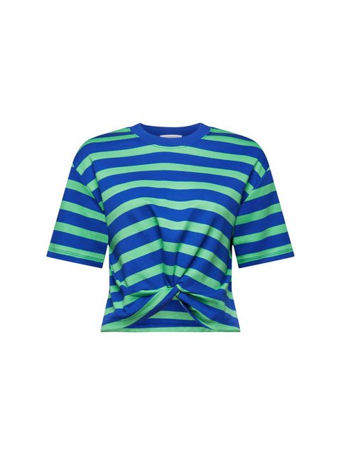 Esprit T-Shirt Gestreiftes T-Shirt im Twistdesign (1-tlg) günstig online kaufen